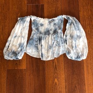 Off the shoulder shirt